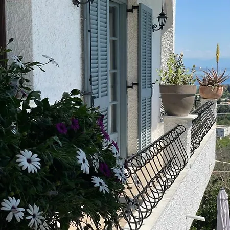 Ferienhaus Panoramic View Of Corfu Island Giannádes