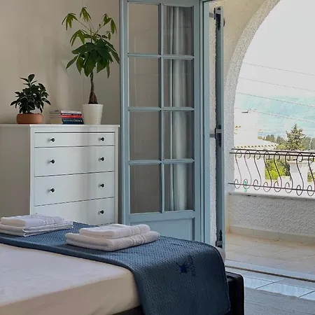 Panoramic View Of Corfu Island Ferienhaus Giannádes
